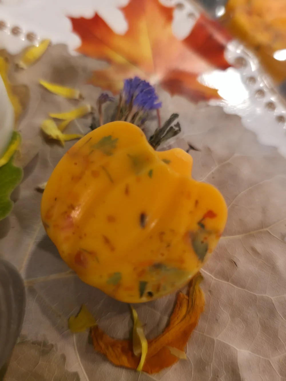 Fall Pumpkin Wax Melts 7 Pack Soy Coconut Wax Blend Spiced Scent Handmade Handma